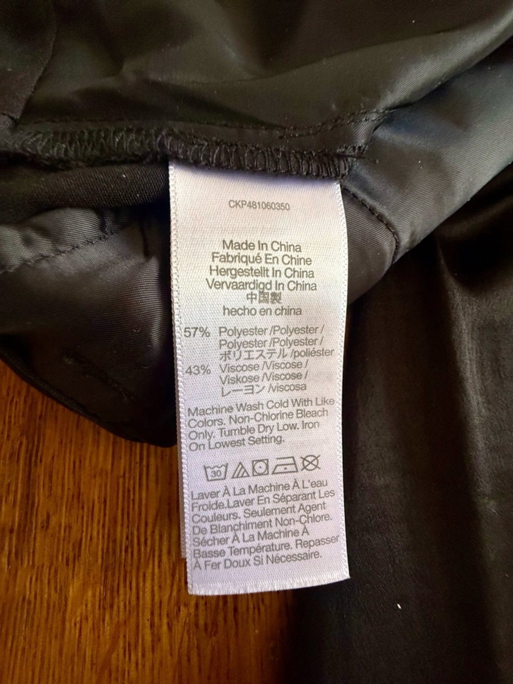 Madewell Black Satin Harlow Wide-Leg Pants, Size 0 - Picture 8 of 9